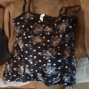 Corset type camisole